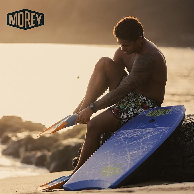 MOREY® Big Kahuna 44" The Original Bodyboard for Tall Riders. Body Board for Beach, Re-Engineered 2025 Model-StrideForce Fitness