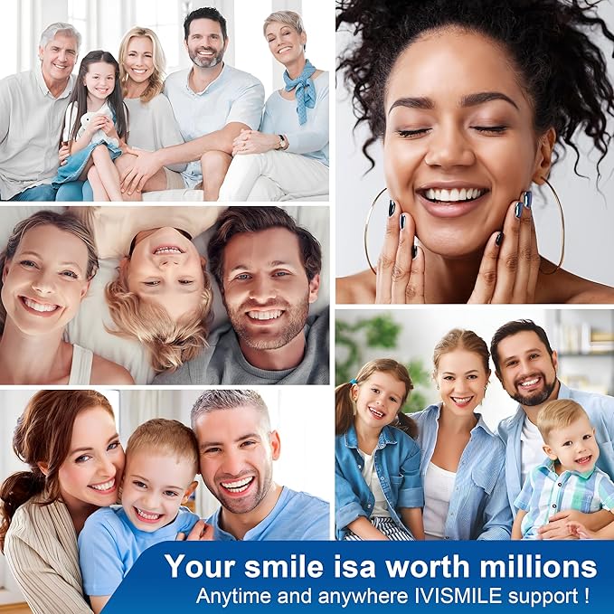 LUCKIN SMILE 10pcs Teeth Whitening Gel Refill with 35% Carbamide Peroxide Suitable for Sensitive Teeth Whitening, Teeth Whiteners Used in Conjunction with Teeth Whitening Kits