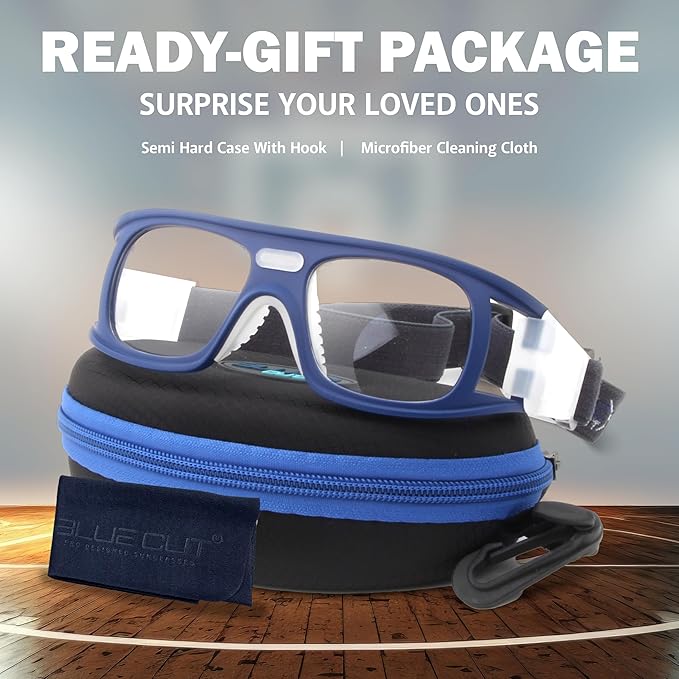 BLUE CUT Safety Outdoor Sports Goggles Unisex Anti Fog Ideal For Basketball Racquetball-StrideForce Fitness