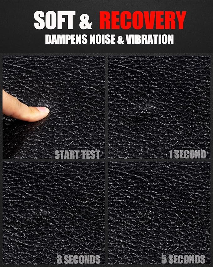 Bike Mat Compatible with Peloton Bike Elliptical Treadmill Mat 6mm Thick,