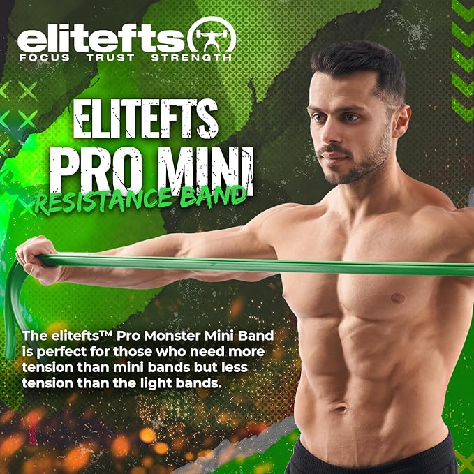 EliteFTS Pro Resistance Band - Boost Core Stability and Flexibility with This Portable, Joint-Friendly Tool-StrideForce Fitness
