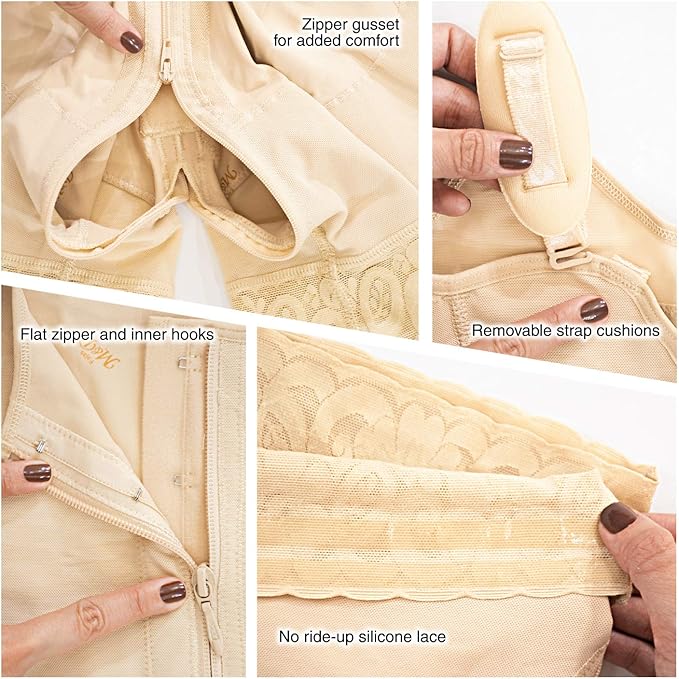 M&D Fajas Colombianas Postparto Reductoras y Moldeadoras Strapless Colombian Postpartum Girdles Butt Lift for Women-StrideForce Fitness