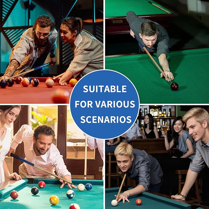 Kmise Break Jump Cue Stick - 21oz 23oz 25oz 28oz Pool Stick for Explosive Breaks and Effortless Jumps, Heavy Hitter Jump&Break Pool Cue with 14mm Pro Breaking Tip, Includes Pool Chalk and Glove-StrideForce Fitness