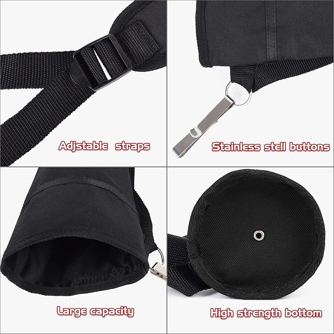 Elong Adjustable Archery Back Arrow Quiver Holder - Upgraded Quiver Arrows for Compound Recurve Bow and Hunting Target Practicing Youth and Adults-StrideForce Fitness