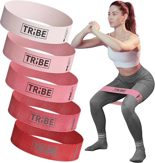 Fabric Resistance Bands for Working Out - Booty Bands for Women and Men - Exercise Bands Resistance Bands Set - Workout Bands Resistance Bands for Legs - Fitness Bands-StrideForce Fitness