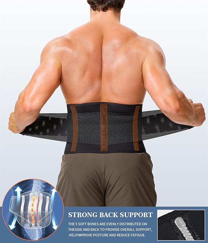 TAILONG Neoprene Waist Trimmer Ab Belt for Men Waist Trainer for Women Corset Slimming Body Shaper Workout Sauna Sweat Band-StrideForce Fitness