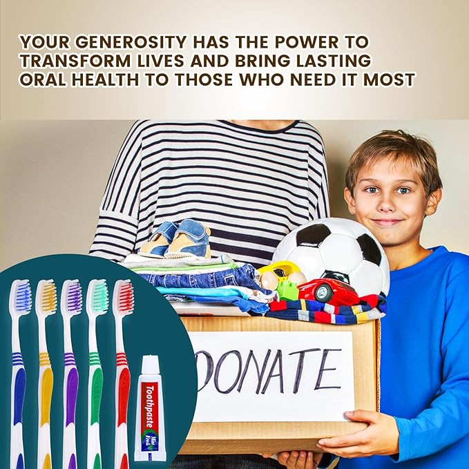 Navona 25 PCS Disposable Toothbrush with Toothpaste Bulk, Travel Toothpaste, Bulk Toothpastes, Individually Wrapped Bulk Toothbrush, Ergonomics Handle,Medium Soft Bristle, Perfect for Travel, Hotel