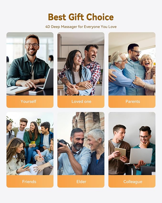 Shiatsu Neck and Shoulder Massager with Heat, Neck and Back Massager, Deep Tissue 4D Kneading Massage Pillow for Shoulder, Back, Body Muscle Pain Relief, Gifts for Women Men Mom Dad Friend, Corded Use-StrideForce Fitness