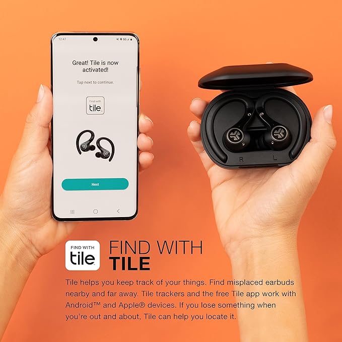 JLab Epic Air Sport ANC Gen 2 True Wireless Bluetooth Earbuds, Headphones for Working Out, IP66 Sweatproof, 15-Hour Battery Life +55-Hour Charging Case, Music Controls, 3 EQ Sound Settings-StrideForce Fitness