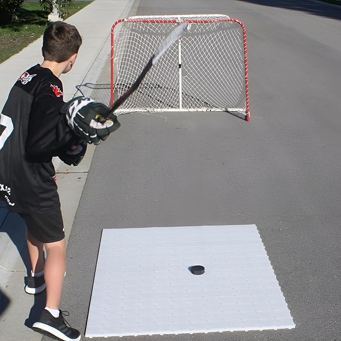 Premier Sports – Hockey Flooring Tiles for Training - 15 Pack of 12 x 12“ – Hockey Floor Mat for Creating Training Space - Hockey Training Equipment – for Hockey Stickhandling and Shooting Practice-StrideForce Fitness