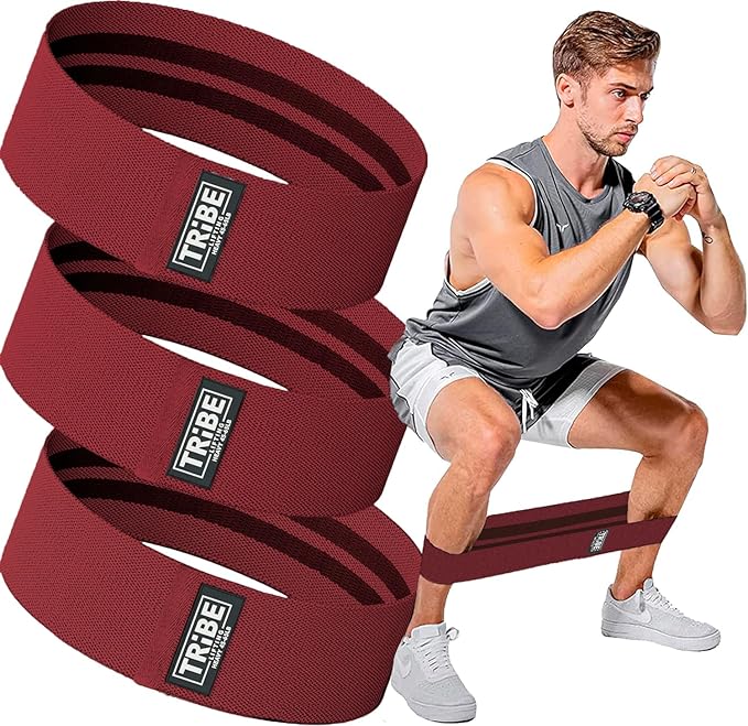 Fabric Resistance Bands for Legs - Workout Bands Resistance Bands for Men and Women - Booty Bands for Working Out - Exercise Bands Resistance Bands Set - Elastic Bands for Exercise-StrideForce Fitness