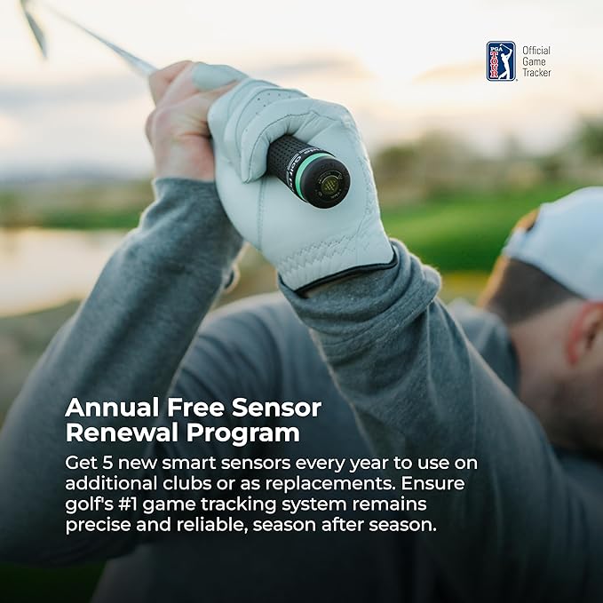 Arccos Smart Sensors: Automatic Golf Game Tracking System, A.I. Powered GPS Rangefinder & Smart Club Distances-StrideForce Fitness