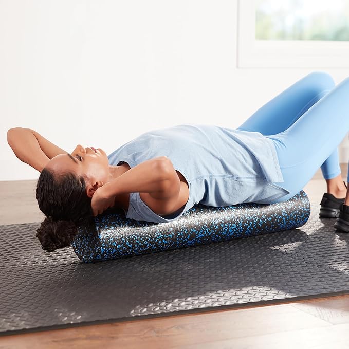 Amazon Basics High-Density Round Foam Roller for Exercise
