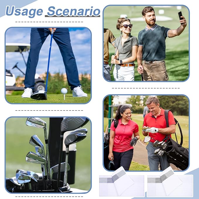 Mixweer Caddy Golf Towel 22" x 42" Large Caddy Towel Camping Sport Towels Cotton Soft Towels for Man Golf Lovers-StrideForce Fitness