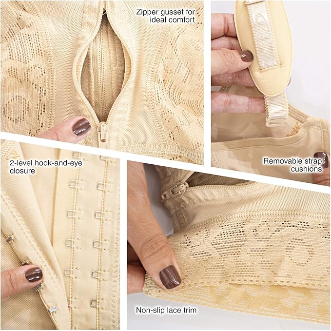 M&D Fajas Colombianas Postparto Reductoras y Moldeadoras Strapless Colombian Postpartum Girdles Butt Lift for Women-StrideForce Fitness