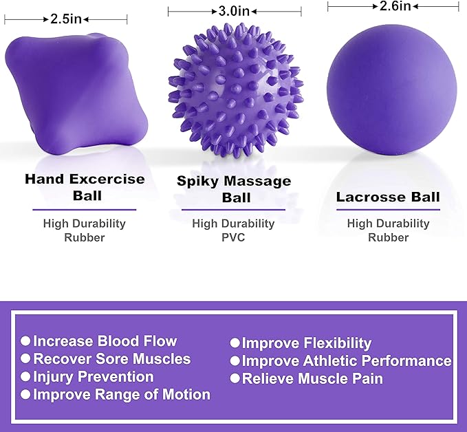 Posture Magic Massage Ball Kit for Myofascial Trigger 6 -