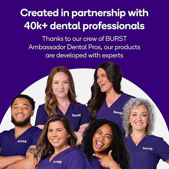 BURST Genuine Replacement Heads for Original Sonic Electric Toothbrush (Lavender/3 Pack) | Ultra Soft Bristles for A Clean Deep | Stain & Plaque Removal