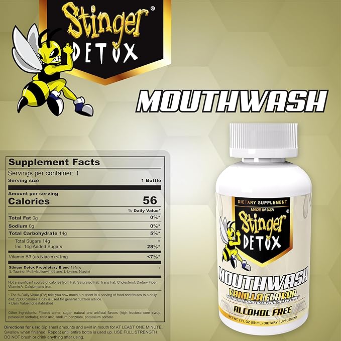 Stinger Detox Mouthwash 2 Fluid Ounce
