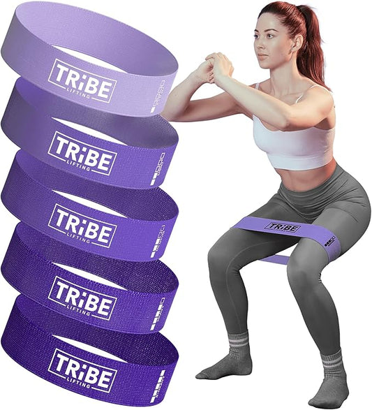 Fabric Resistance Bands for Working Out - Booty Bands for Women and Men - Exercise Bands Resistance Bands Set - Workout Bands Resistance Bands for Legs - Fitness Bands-StrideForce Fitness