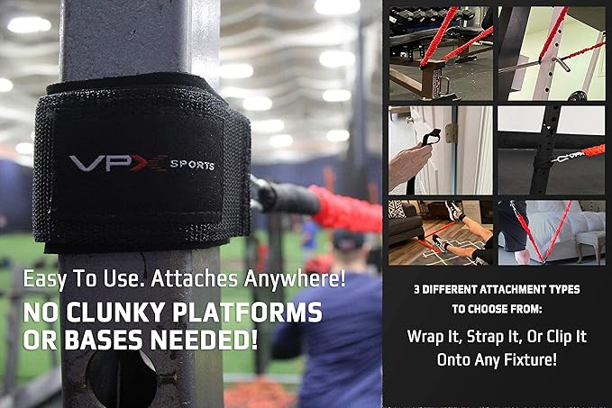VPX Power Resistance Training System 3.0 | Total 3-Way Stacking Home, Gym, Sport Fitness | Men & Women | 220 LBs Adjustable Suspension Resistant Strength | Leg, Squat, Press, Push, Glute, Arm, LAT-StrideForce Fitness