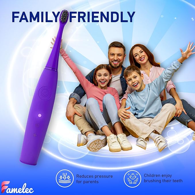 10Pcs for Burst Toothbrush Heads Kids, Fit for Burst Kids Electric Toothbrush, Ultra Soft Bristles for Deep Clean Perfect for Toothbrush Heads Purple & Green with Toothbrush Covers