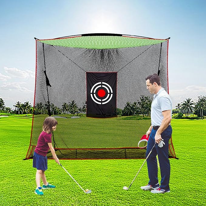 Golf Net for Backyard Drivin Heavy Duty Golf Hitting Practice Net Large Outdoor Indoor for Use10x8FT-StrideForce Fitness