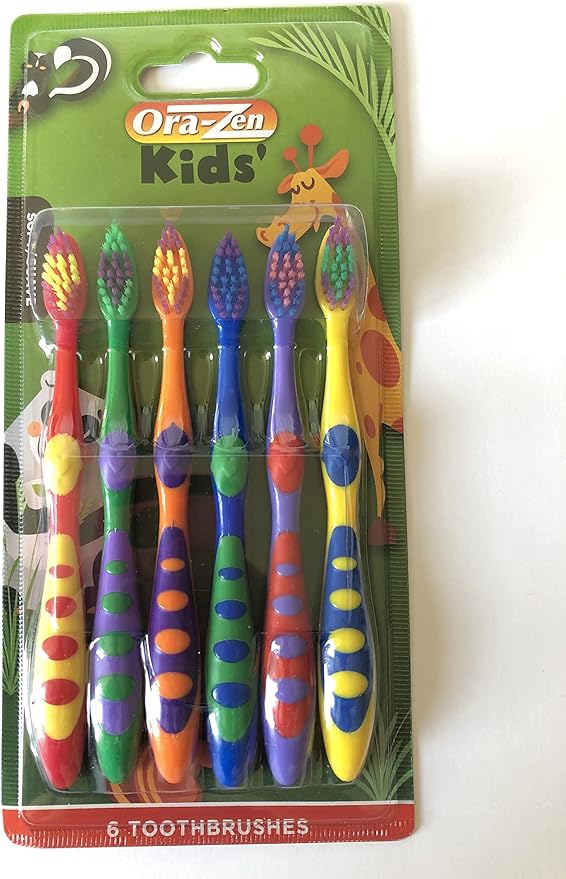 72 Count Orazen Kids Toothbrush Soft Bristles, Cute Toothbrushes for Children Toddler Home School Camp Daycare Travel