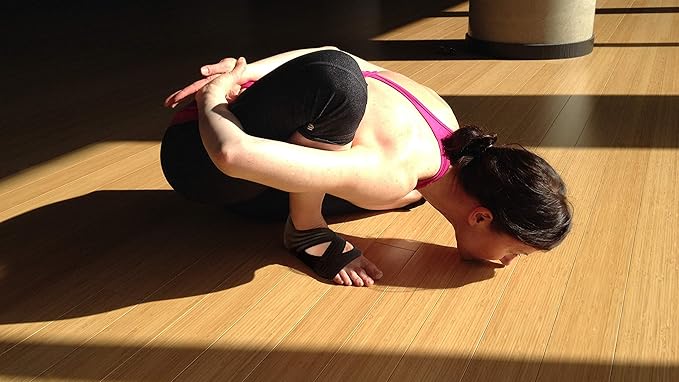 ABIRAM Yoga Socks Toeless Non-Slip Grips & Straps, for Pilates, Barre, Ballet, Bikram, Workout for Women-StrideForce Fitness