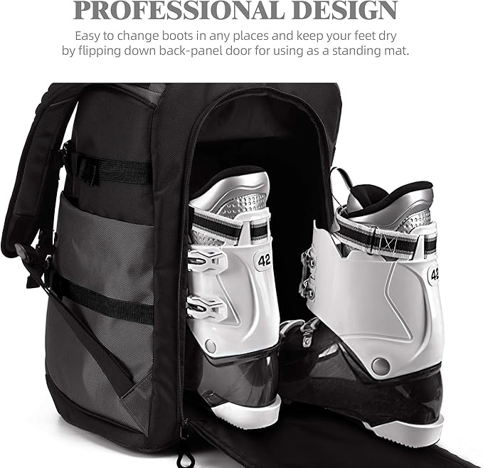 Ski/Snowboard Boot Bag/Skating Bag | Excellent for Store and Transport Gear, Jacket, Helmet, Goggles, Gloves & Accessories-StrideForce Fitness