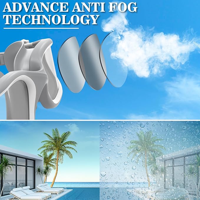 WIN.MAX Polarized Swimming Goggles Swim Pool Goggles Anti Fog Anti UV No Leakage Clear Vision for Men Women Adults Teenagers-StrideForce Fitness