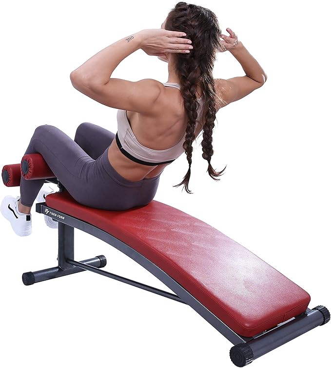 Finer Form Gym-Quality Sit Up Bench with Reverse