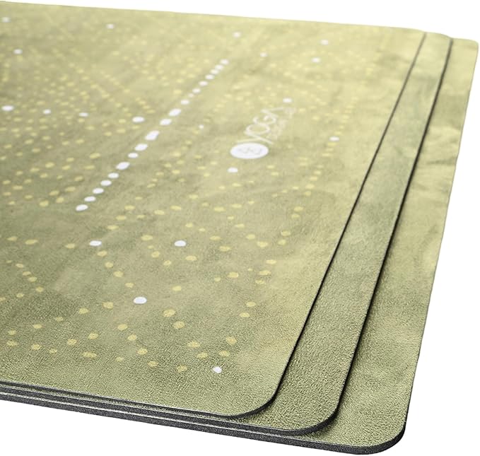 YOGA DESIGN LAB | The Combo Yoga Mat | 2-in-1 Mat+Towel | Eco Luxury | Ideal for Hot Yoga, Power, Bikram, Ashtanga, Sweat | Studio Quality | Includes Carrying Strap!-StrideForce Fitness