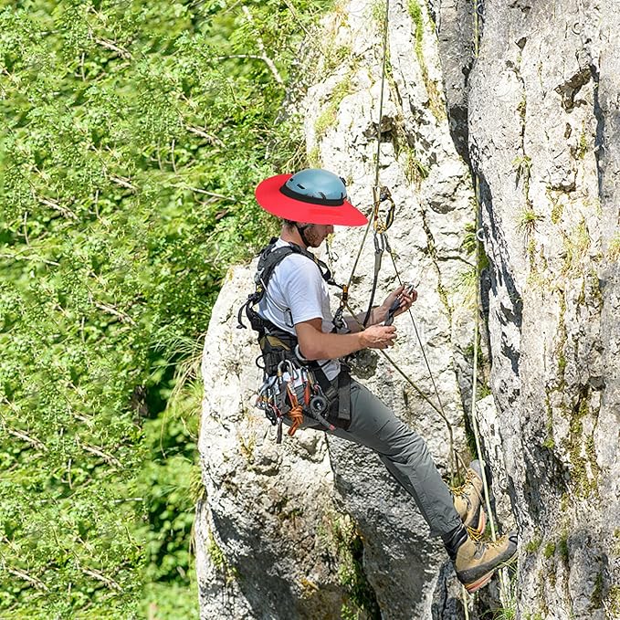 Climbing Helmet Sunshade Hat, Suit for The Climbing, Rescue Team, High-Altitude Worker-StrideForce Fitness