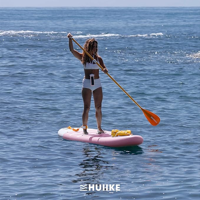 Inflatable Paddle Board for Adults with Accessories Included, Oar, Fins, Pump. Stand Up Paddleboard Great Stability and Resistance. 10’ x 33" x 5.9", Maximum Load 286 lb-StrideForce Fitness