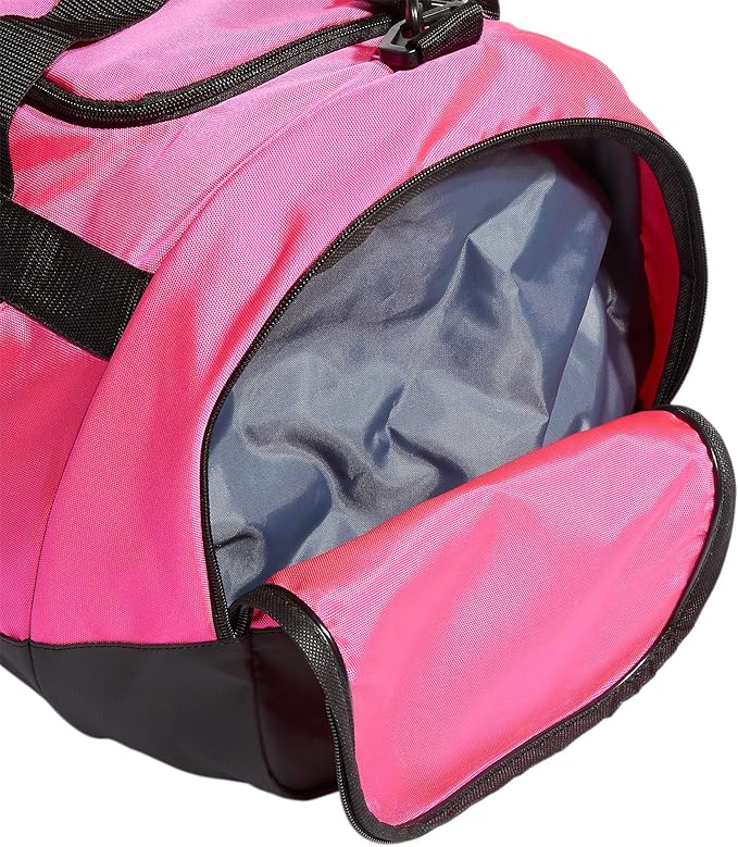 adidas Unisex Defender 4.0 Gym Duffel Bag for Men and Women, Team Shock Pink, Medium (66L)-StrideForce Fitness