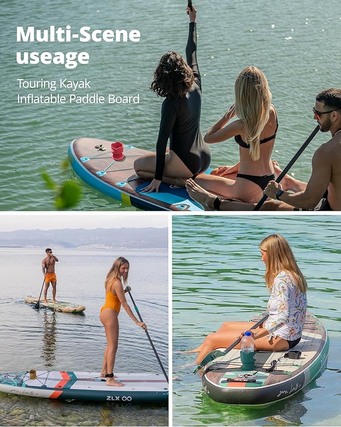 ZLX Cup Paddle Board Kayak Cup Holder, Stand Up Paddle Board Cup Holder Paddleboard Accessories Surfboards, Canoes Kayak Holder for Types of Cup Bottle Drink-StrideForce Fitness