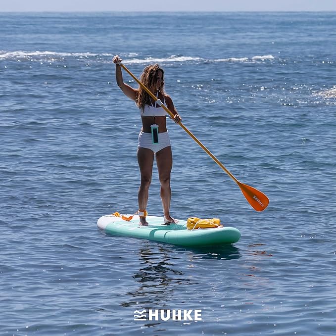 Inflatable Paddle Board for Adults with Accessories Included, Oar, Fins, Pump. Stand Up Paddleboard Great Stability and Resistance. 10’ x 33" x 5.9", Maximum Load 286 lb-StrideForce Fitness