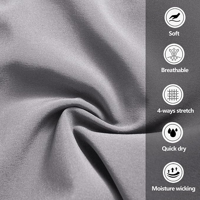 Men's Gym Shorts Sports Quick Dry Workout Running or Casual Training Short with Zipper Pockets-StrideForce Fitness