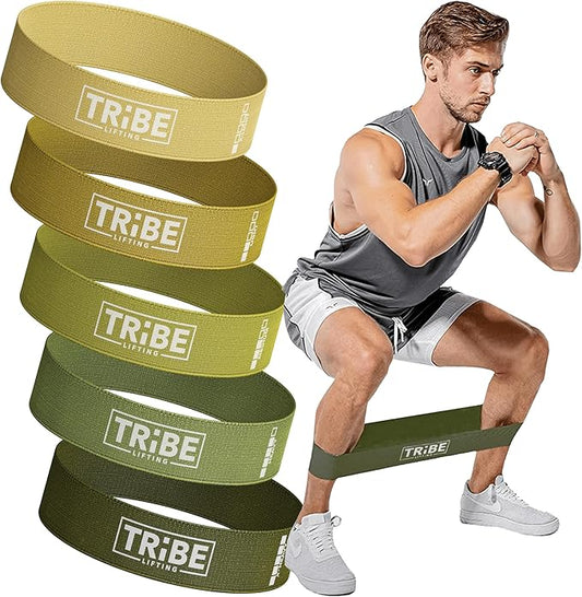 Fabric Resistance Bands for Working Out - Booty Bands for Women and Men - Exercise Bands Resistance Bands Set - Workout Bands Resistance Bands for Legs - Fitness Bands-StrideForce Fitness