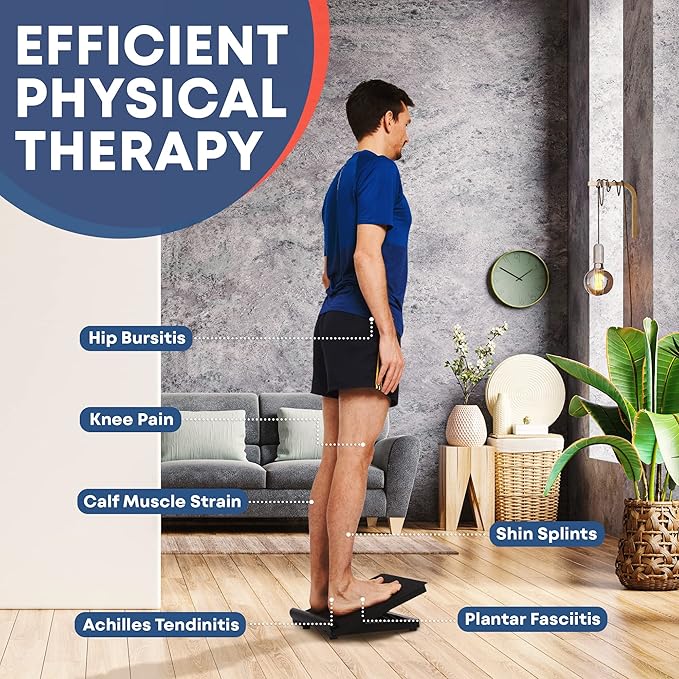 Stretching Strap with Loops - Non Elastic Stretch Band for Physical Therapy, Yoga Strap for Stretching Equipment, Stretch Bands for Exercise and Flexibility - Fascia, Hamstring & Leg Stretcher Belt-StrideForce Fitness