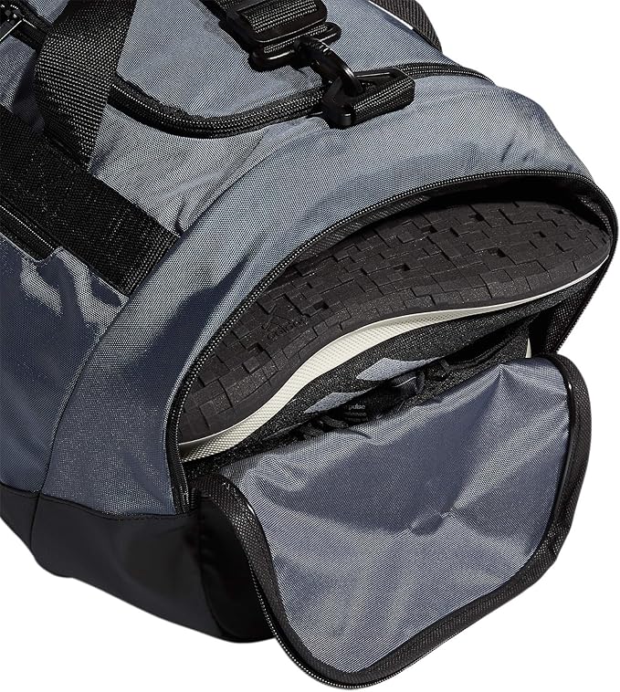 adidas Unisex Defender 4.0 Gym Duffel Bag for Men and Women, Team Onix Grey, Small (38L)-StrideForce Fitness