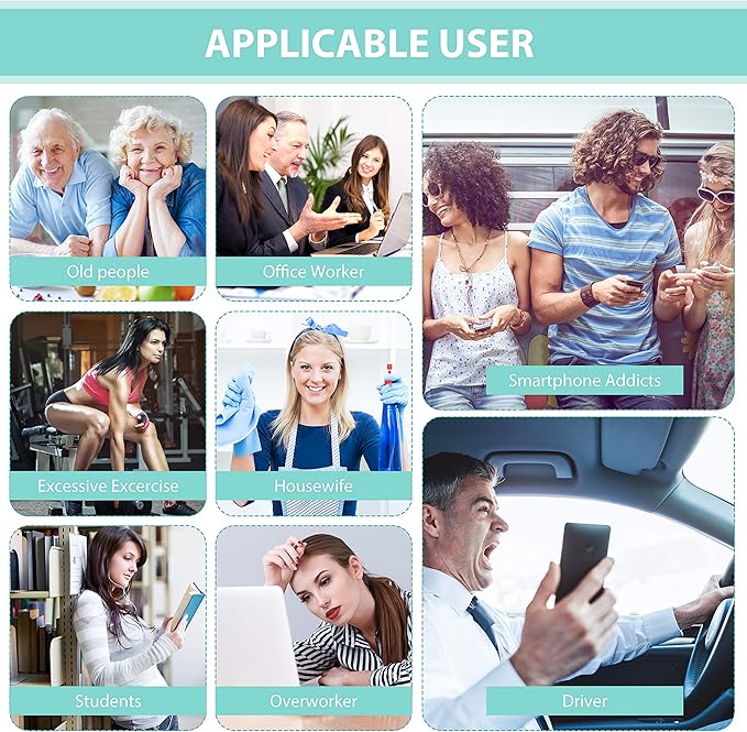 Belifu Dual Channel TENS EMS Unit 24 Modes Muscle Stimulator for Pain Relief Therapy, Electronic Pulse Massager Muscle Massager with 10 Pads, Dust-Proof Drawstring Storage Bag, Fastening Cable Ties-StrideForce Fitness