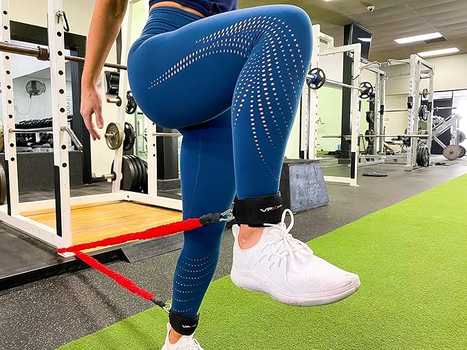 VPX Power Resistance Training System 3.0 | Total 3-Way Stacking Home, Gym, Sport Fitness | Men & Women | 220 LBs Adjustable Suspension Resistant Strength | Leg, Squat, Press, Push, Glute, Arm, LAT-StrideForce Fitness