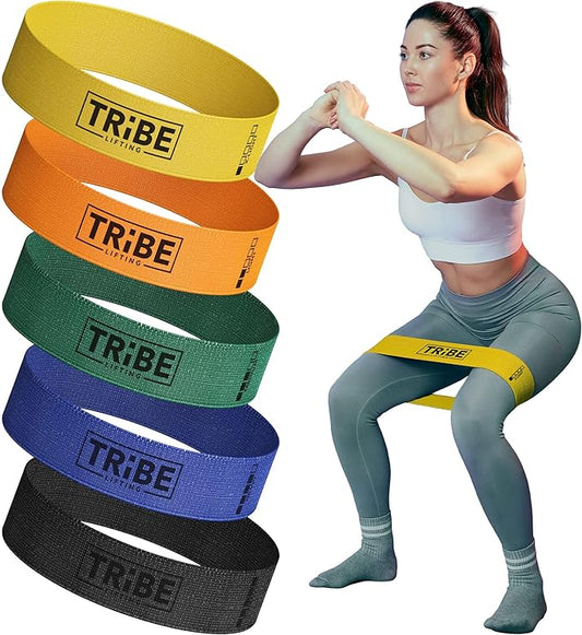 Fabric Resistance Bands for Working Out - Booty Bands for Women and Men - Exercise Bands Resistance Bands Set - Workout Bands Resistance Bands for Legs - Fitness Bands-StrideForce Fitness