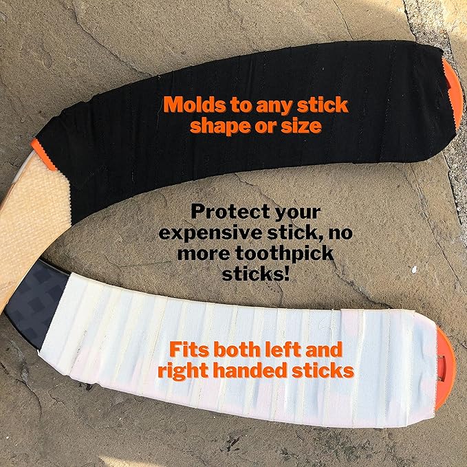 TOP SHELF - Hockey Stick Blade Protector Wrap Street Hockey Stick Set - Off Ice Training Equipment - Sauce Kit - 2 Pack-StrideForce Fitness