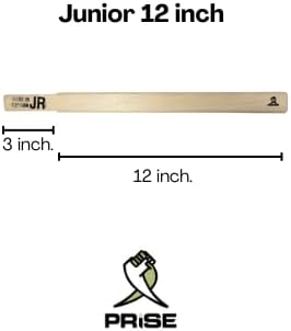 Prise | Solid Hockey Wood Stick Extention That fits All Composite Hockey Sticks. You can Extend Your Stick up to 12 inches. Very Robust, The tip is Made of Hardwood and Handmade.-StrideForce Fitness