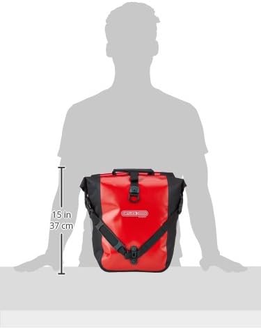 Ortlieb Sport-Roller Classic QL2.1 Panniers (Pair) RED-Black #F6302-StrideForce Fitness