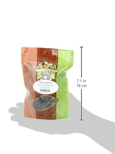 Peach Apricot Loose Leaf Pouches - 4oz | Fruity Black Blend with Natural Flavors | Ceylon High Grown | Sweet Peach & Apricot Aroma | Resealable Pouch | Brew Hot or Iced-StrideForce Fitness