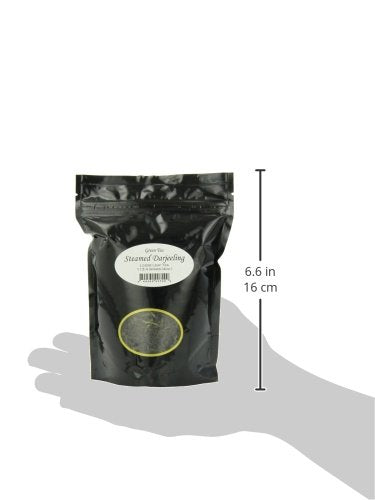 Steamed Darjeeling Green Tea - 4oz | Second Flush Orthodox Loose Leaf Tea Pouches | Muscatel Flavor | 100% Steamed Green Tea | From Darjeeling Hills | Fresh Packaged Herbal Tea Leaves-StrideForce Fitness