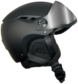 Demon United Ski and Snowboard Visor Helmet-Snowboard Helmet with Removable Visor Goggles and Rear Dial Adjustment- Snow Sport Helmets for Men and Women-StrideForce Fitness